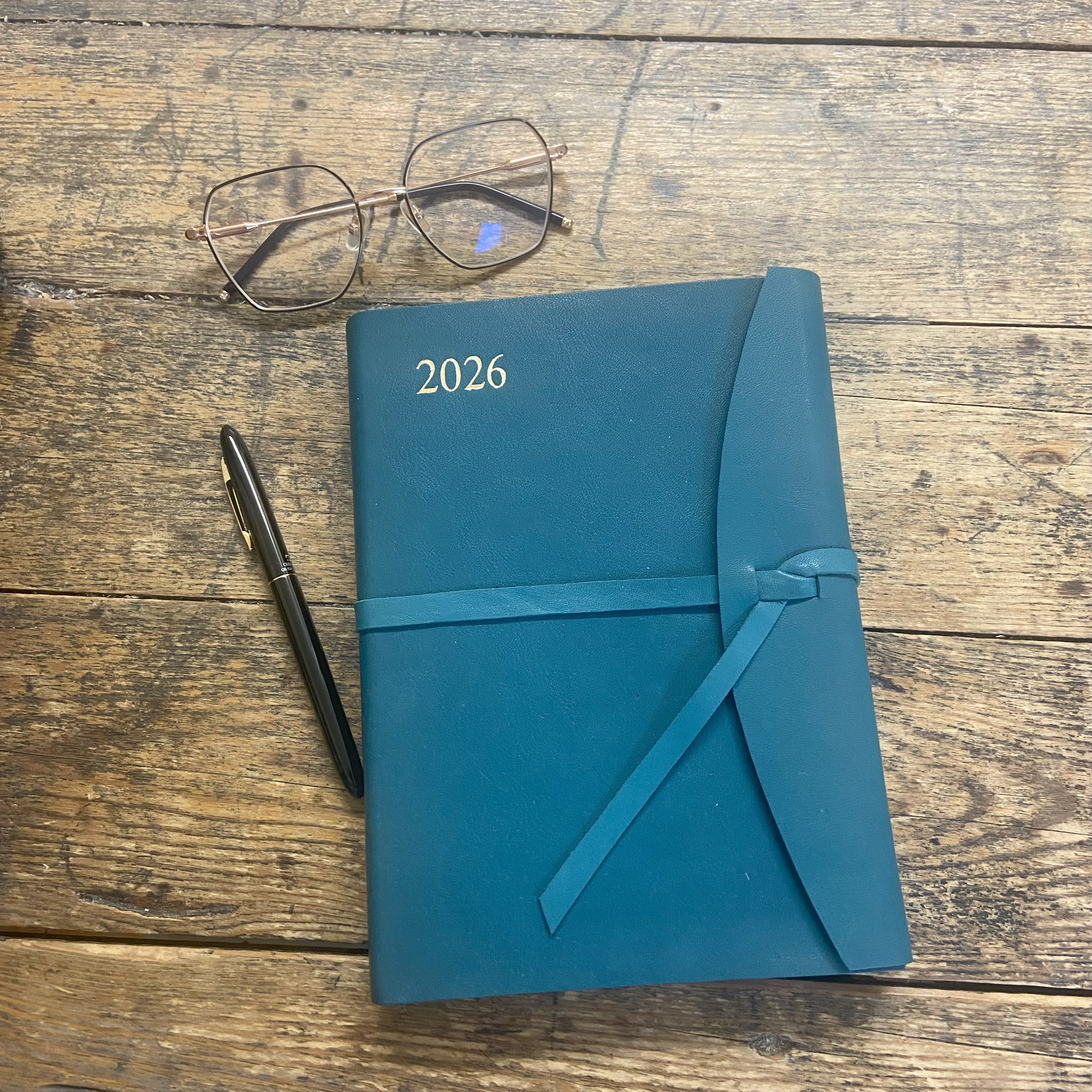 2026 Leather Wrap Diary