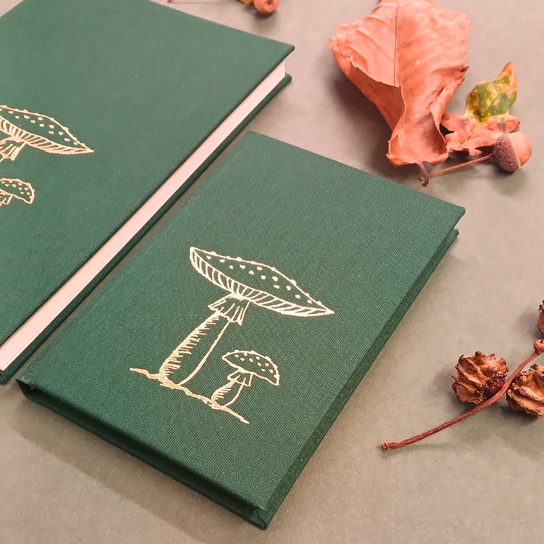 Handmade Forest Mushroom Notebooks