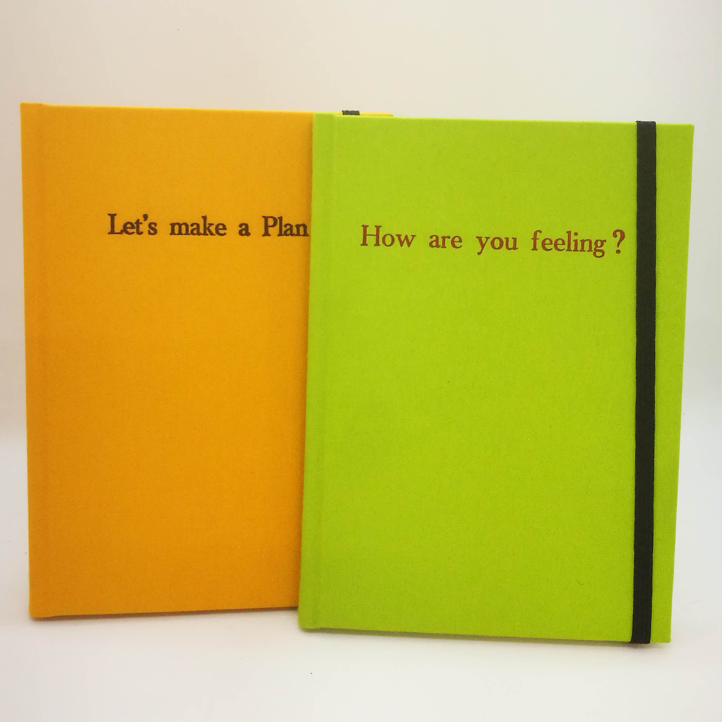 Personalised Linen Notebook, linen, handmade, notebook, handmade notebook, hubert