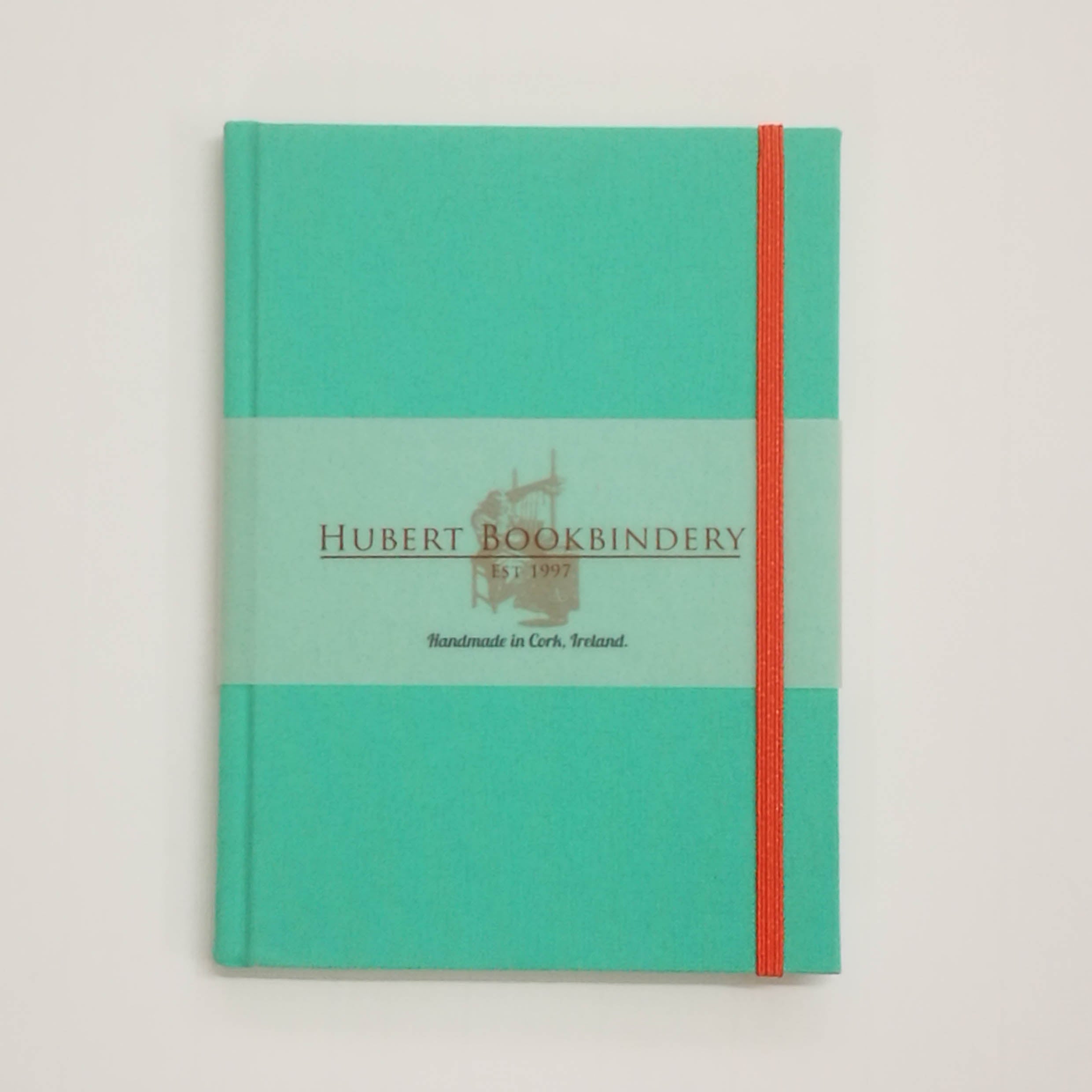 Personalised Linen Notebook, linen, handmade, notebook, handmade notebook, hubert