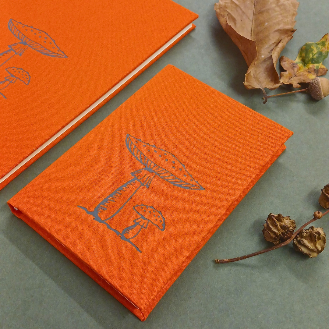 Handmade Forest Mushroom Notebooks
