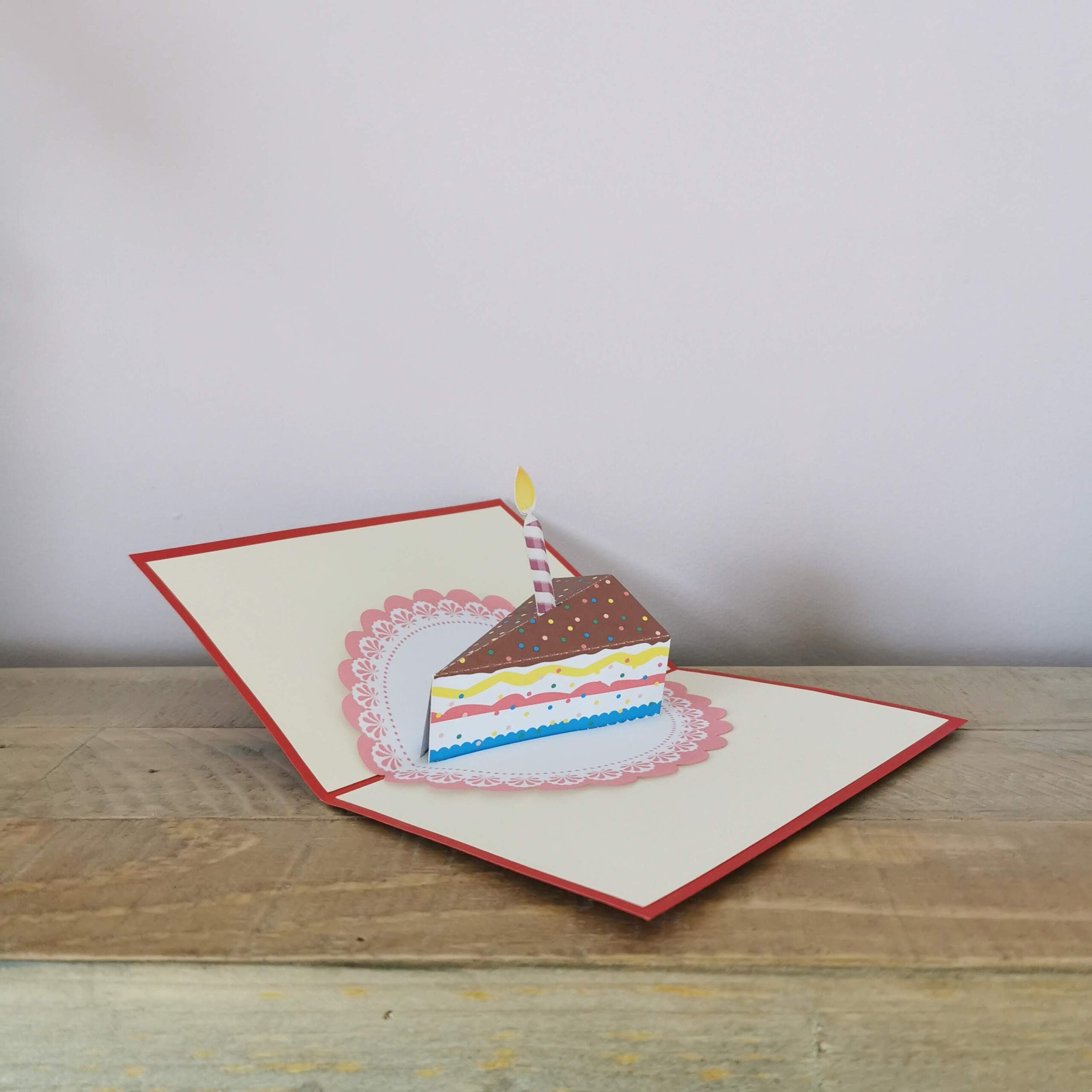 Pop up Cake Card, hubert bookbindery Cork