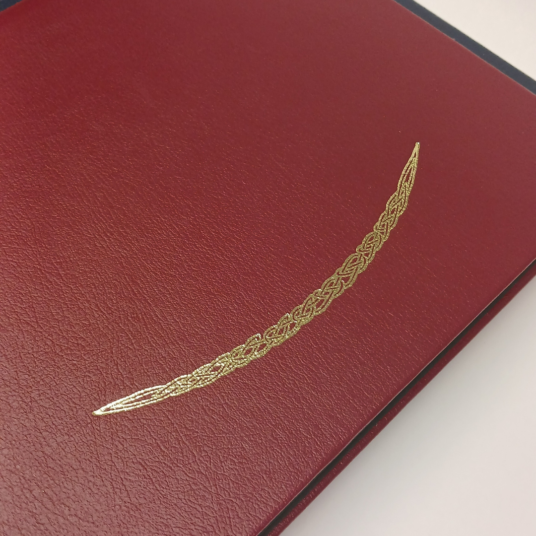 A4 Handmade Celtic Crescent Notebook (Sale)
