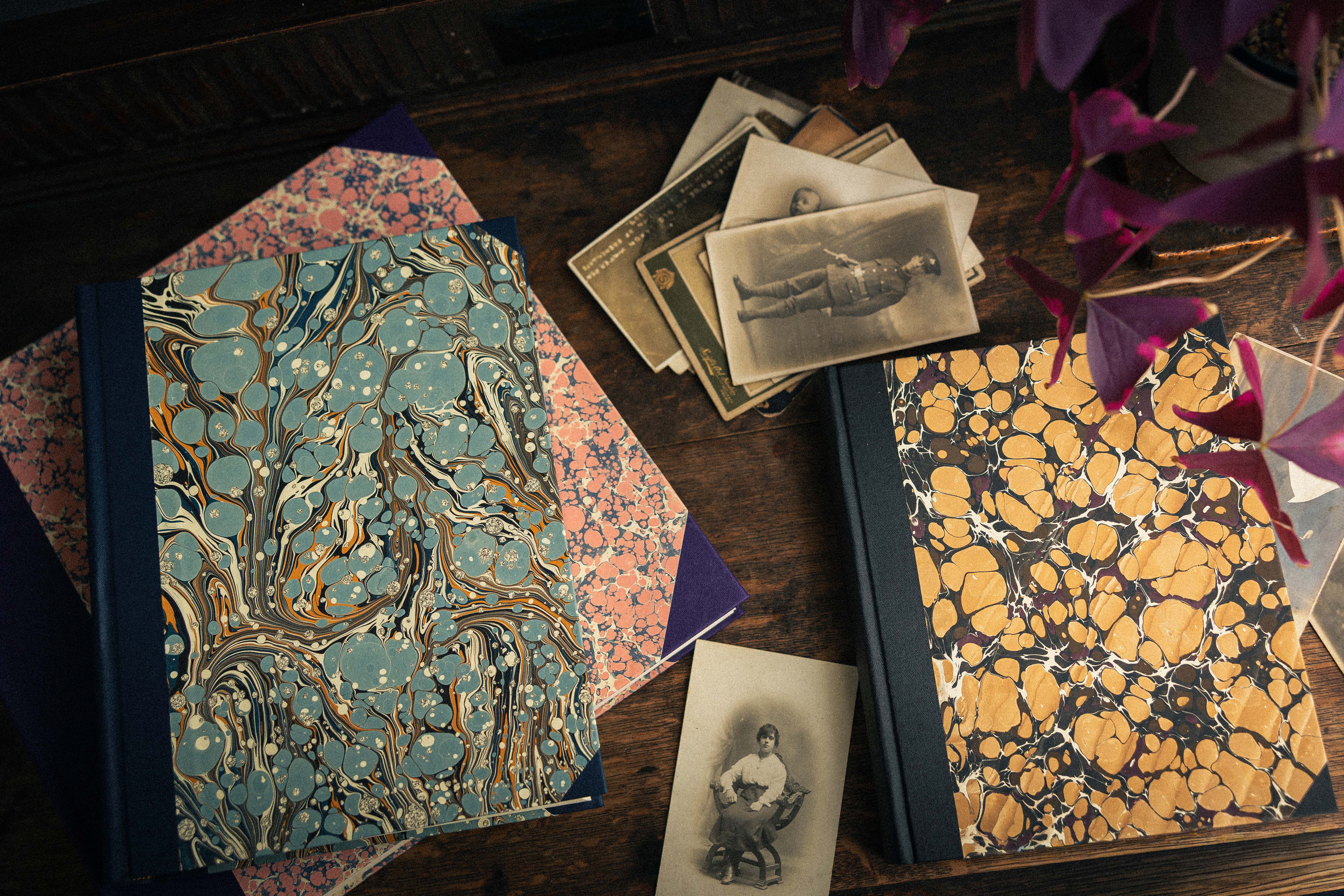 Marbled Photo Albums