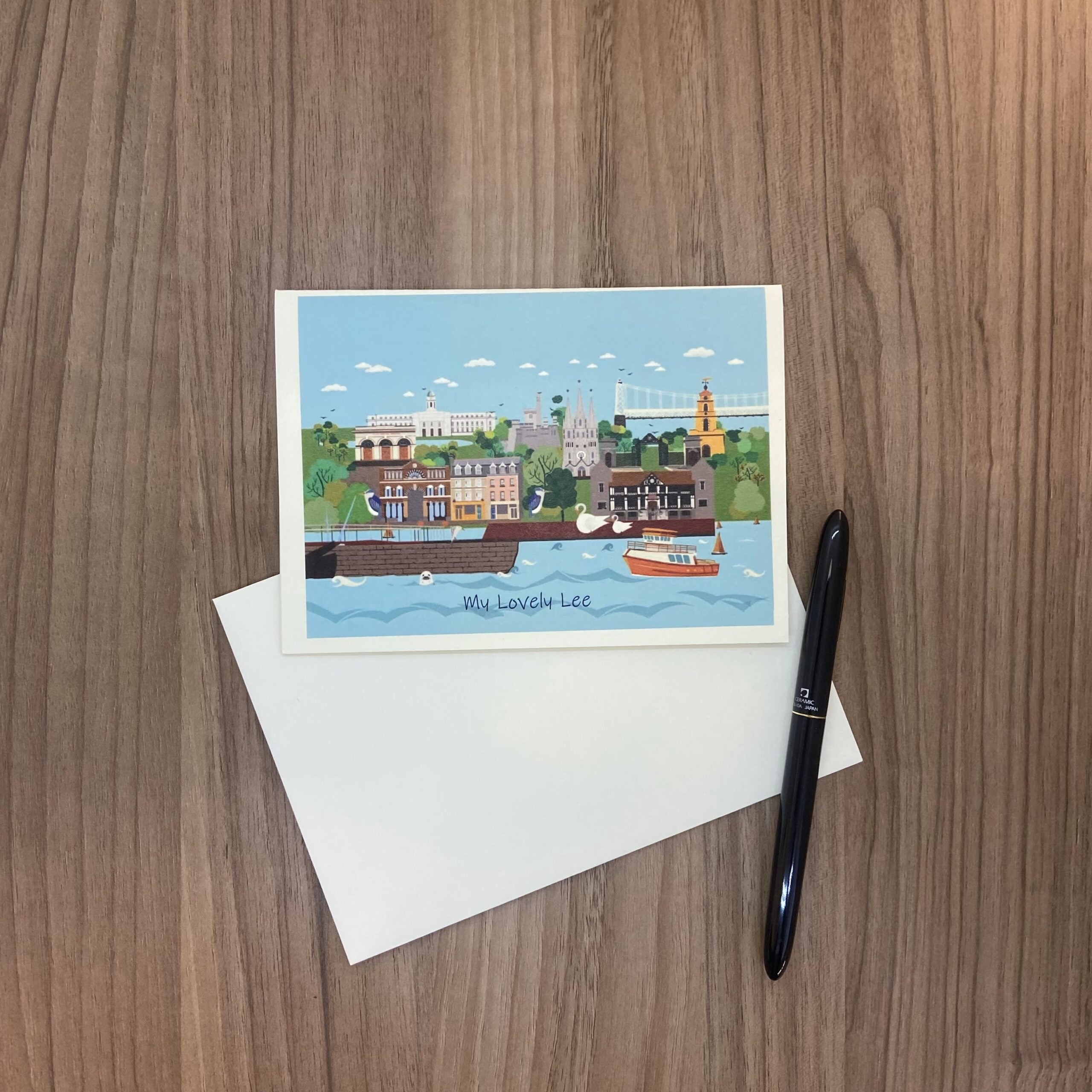 Lovely Lee Card Hubert Bookbindery Handmade Stationery Greeting Card