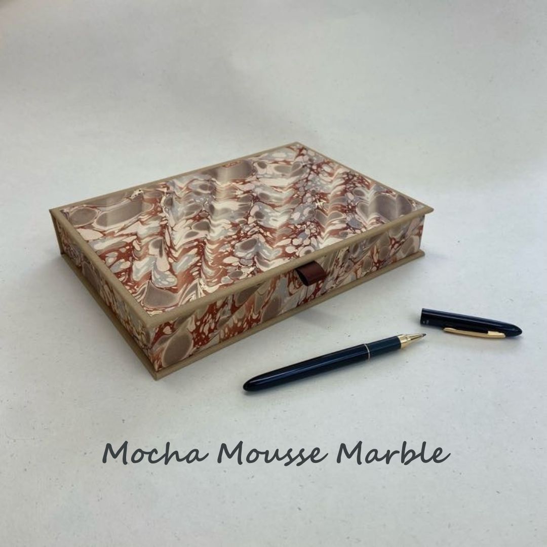 Writing set, Handmade, Irish, Marbled Paper