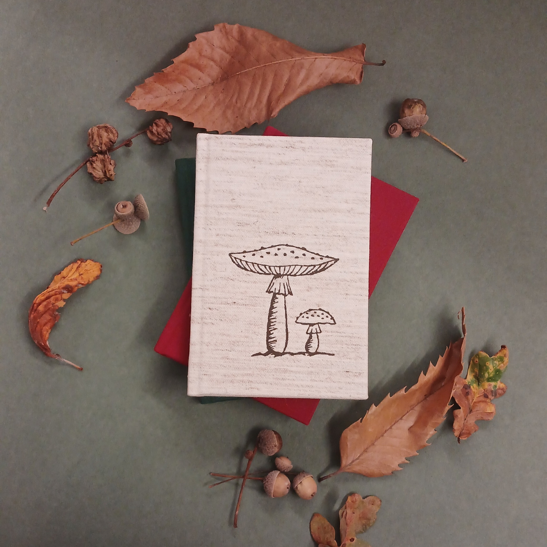 Handmade Forest Mushroom Notebooks
