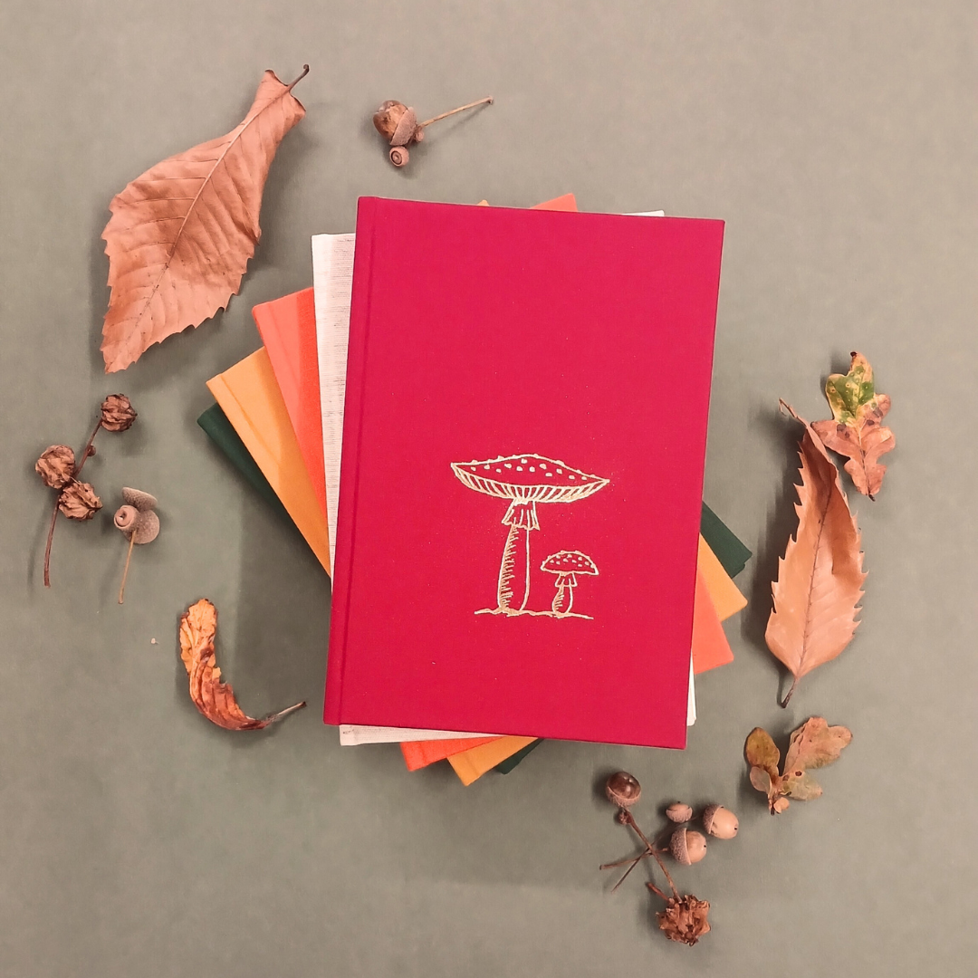 Handmade Forest Mushroom Notebooks