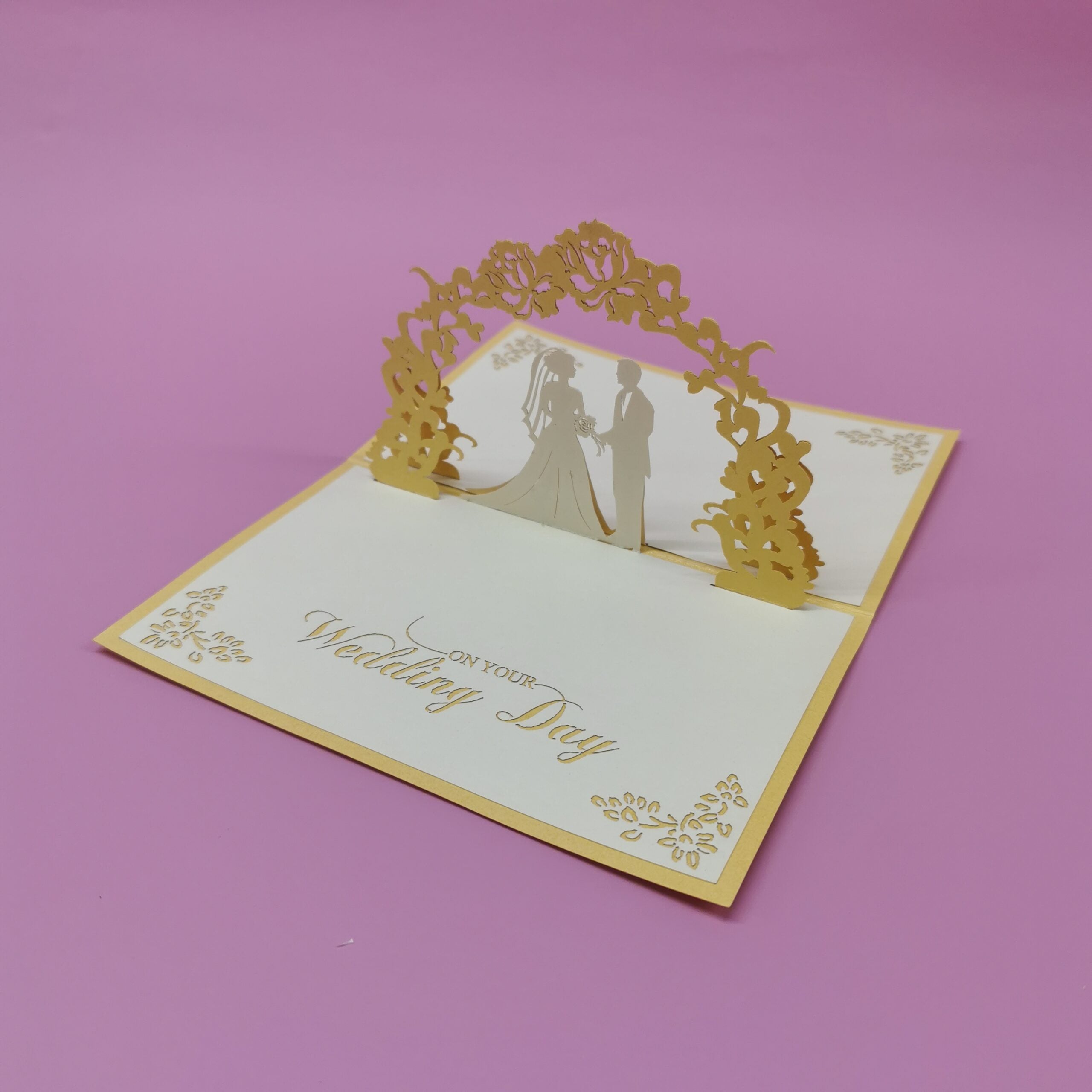 Pop up card Wedding Paper Bear, Hubert Bookbinding, Cork City Ireland